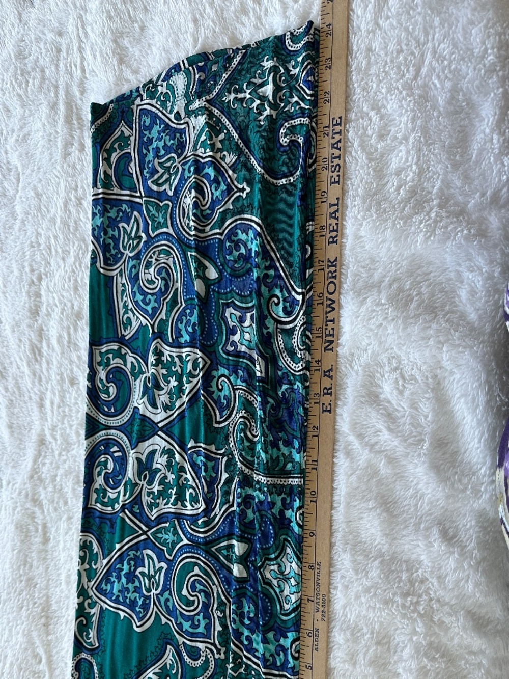Chico’s Travelers Crop Wide-Leg Pants Tapestry Teal Chico's Size 2 / US 12 /L - Picture 6 of 8